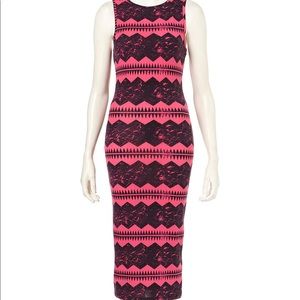 TOPSHOP Bodycon Midi Dress